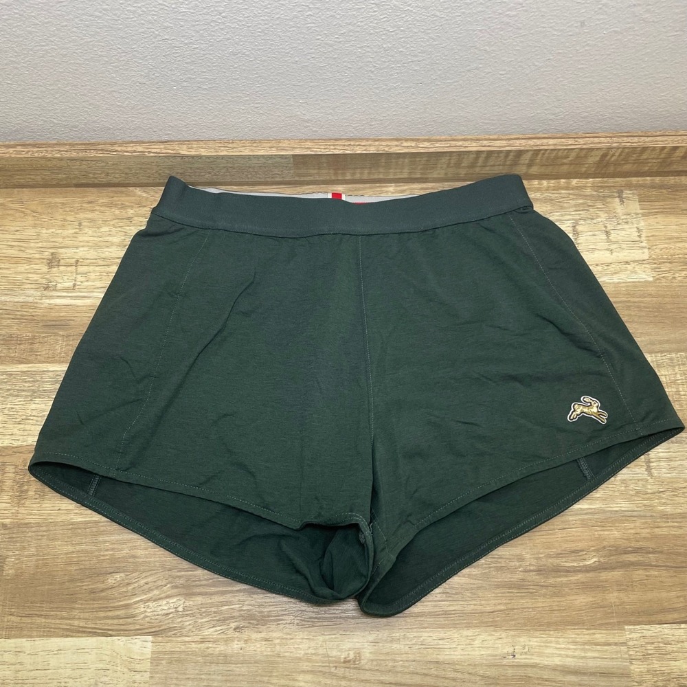 Tracksmith Session Shorts Womens Medium Pine Green Running Athletic 3" Inseam